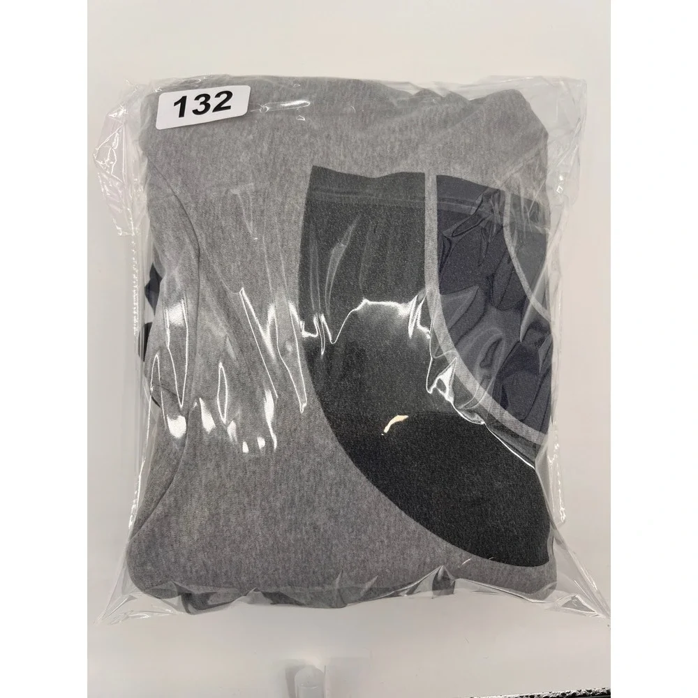 The North Face Gray Logo Hoodie Mens Size‎ L Regular Fit Cotton Polyester Blend